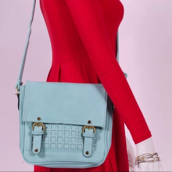 5 For $10 || MoDa New York || Lucite Faux Leather Crossbody Bag - Picture 3 of 4